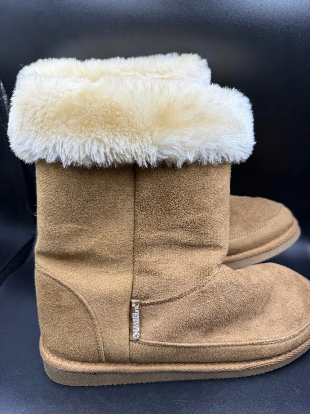 Gander Cozy Shearling-Lined Women's Tan Winter Boots